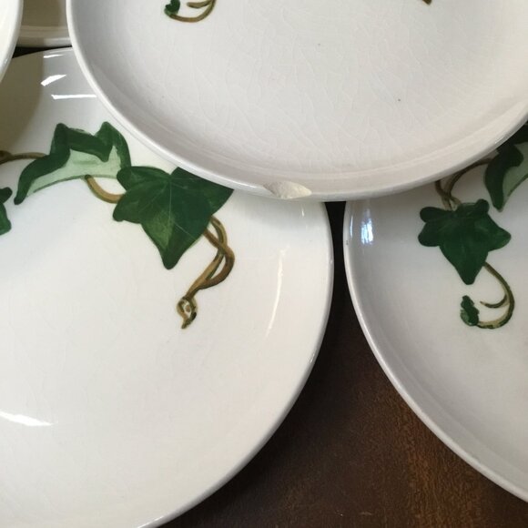 Set 8 Metlox Pottery Poppy Trail California Ivy Dessert Plates 6.5" Vintage - Picture 2 of 3